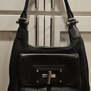 Banana Republic Black Leather Shoulder Bag